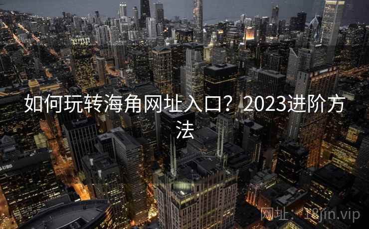 如何玩转海角网址入口？2023进阶方法
